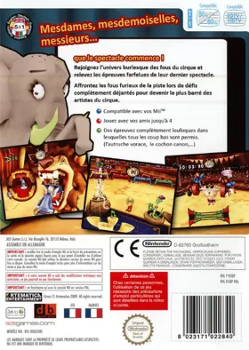 Circus Games box cover back